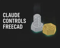 Claude controls FreeCAD – Hero v2