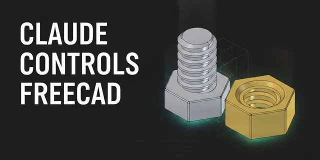 Claude controls FreeCAD – Hero v2