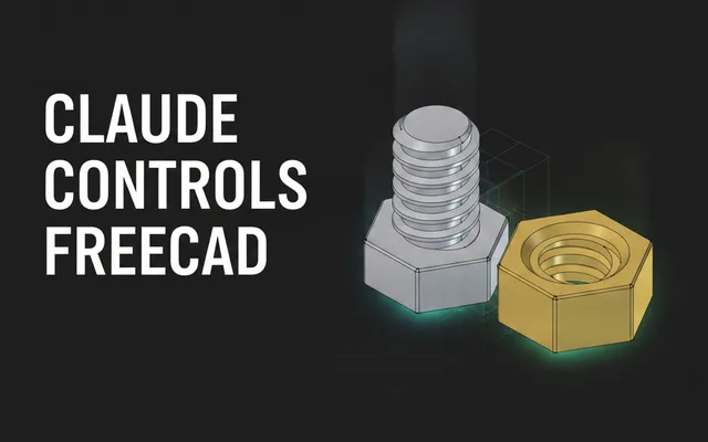 Claude controls FreeCAD – Hero v2