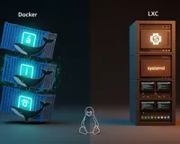 Docker vs LXC on Debian Header