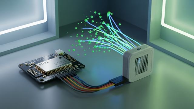 Feinstaubsensor PMS5003T mit ESP32 und ESPHome